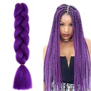 СИНТЕТИЧЕСКИЕ ВОЛОСЫ ЦВЕТНЫЕ КОСИКИ A35 ФИОЛЕТОВЫЙ