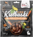 SYTA MICHA Kiełbaski z Królikiem i Marchewką 100g Smakowity Przysmak psa