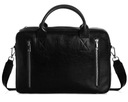 КОЖАНАЯ СУМКА ДЛЯ НОУТБУКА SOLOME MARTON, ЧЕРНАЯ