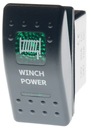 CARLING SWITCH IP68 СВЕТОДИОДНЫЙ ПЕРЕКЛЮЧАТЕЛЬ 12-24В 20А ЗЕЛЕНАЯ ЛЕБЕДКА ПИТАНИЕ