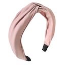 Ободок для волос в стиле бохо, розовый, пудровый, классический узел-тюрбан