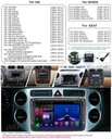 РАДИО 2DIN ANDROID GOLF 5 V 6 VI VW PASSAT B6 B7 TIGUAN TOURAN CARPLAY WIFI