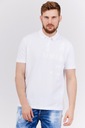 ARMANI EXCHANGE - Biała koszulka polo męska L Rękaw krótki rękaw