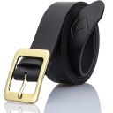 Длинный черный женский ремень Classic GRACIO Fashionable