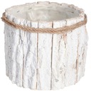 КРЫШКА ДЛЯ ЦВЕТОЧНОГО ГАЗОНА ИЗ БЕЛОЙ ДЕРЕВЯННОЙ КОРЫ ДЛЯ ЦВЕТОЧНЫХ РАСТЕНИЙ