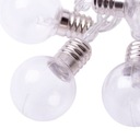 Girlanda / lampki dekoracyjne LED w kształcie żaró Klasa efektywności energetycznej D