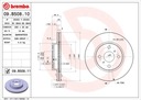 DISCOS DE FRENADO PARTE DELANTERA BREMBO 09.B508.11 09B50811 