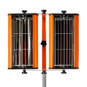PROMIENNIK PODCZERWIENI VERS VERNIS 2X1KW AVEC COLONNE I KOLKAMIphoto 9