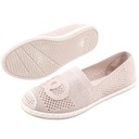 БЕЖЕВЫЕ ЖЕНСКИЕ ЭСПАРДИЛИ, АЖУРНЫЕ СЛИПОНЫ, Стелька из МЯГКОЙ ЭКО КОЖИ