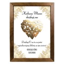 ПОДАРОК ​​СПАСИБО ДЛЯ МАТЕРИ 3D РАМКА С СЕРДЦЕМ НА ДЕНЬ МАТЕРИ