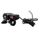 ЗАРЯДНОЕ УСТРОЙСТВО ДЛЯ МОТОЦИКЛА ВОЛЬТМЕТР 2xUSB