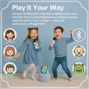 Караоке машина для дітей, 2 мікрофони, Bluetooth, LED, від 3 років замовити