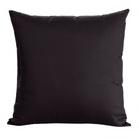 Наволочка 40х40, черная, однотонная
