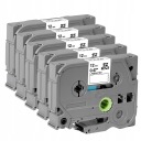 5x Лента для Brother TZ-231 12 мм белая PT-H300 1000