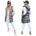 ЖИЛЕТ СТЕГАНЫЙ ЖЕНСКИЙ С КАПЮШОНОМ, размер. XXL