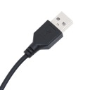 vidaXL Каркас кровати с изголовьем и светодиодами черный 120x190 см