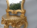 Zrkadlo s konzolou - drevené - barokové zlato Typ nábytku iný
