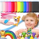 12 ШТ. ВОЛШЕБНАЯ ПОЛИМЕРНАЯ ГЛИНА PLAYSTINE SENSO FOAM CLAY ПЕНА ДЛЯ КОНДИТЕРСКИХ ГЛИН