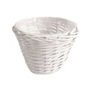 цветочная корзина с плетеной крышкой