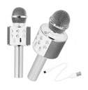 Mikrofon zabawkowy JYWK369-2 srebrny Marka inna
