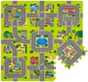 PUZZLE PIANKOWE MATA EDUKACYJNA MIASTO ULICE 36SZT