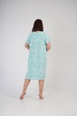 Nočná bavlnená košeľa krátky rukáv +Size 6XL nadmerná veľkosť s kvetmi Pohlavie Výrobok pre ženy
