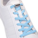 Sznurówki elastyczne bez wiązania błękitne