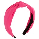 Классическая розовая темно-розовая лента для волос, узелок, узел на лето