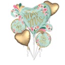Amscan Mint To Be букет из 5 воздушных шаров