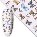 Folia Transferowa Do Paznokci Hybryd Żeli 100cm Butterflies Motyle Nr10