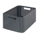 Изогнутая корзина STYLE M 18 L темно-серая