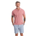 Мужская трикотажная рубашка-поло розовая V7 S1374 M