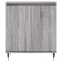 vidaXL Komoda, sivý dub sonoma, 60x35x70 cm, materiál na báze dreva Výška nábytku 100 cm