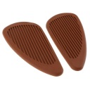 LEFT & RIGHT БАК TRACTION SIDE PADS NON KNEE HOLD STICKERS BROWN  фото 4