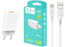 СЕТЕВОЕ ЗАРЯДНОЕ УСТРОЙСТВО QC 2,4 А + КАБЕЛЬ MICRO USB 1 М