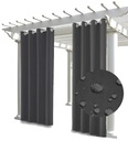 САДОВЫЕ ШТОРЫ 155х200 ДЛЯ САДОВОЙ ТЕРРАСЫ CARBON