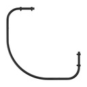 АРОЧНЫЙ КАРДИН ДЛЯ ДУШЕВОГО ШТОРА ЧЕРНЫЙ 100X100