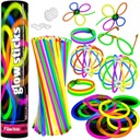 OKULARY GLOWSTICK BRANSOLETKI ŚWIECĄCE ŚWIATŁO CHEMICZNE 100 + ŁĄCZENIA
