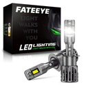 ŻARÓWKI H1 LED CANBUS FATEEYE BARDZO MOCNE BIAŁE ŚWIATŁO 6500K 20000LM