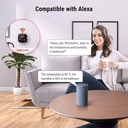 Teplomer Wi-Fi vlhkomer ThermoPro TP-90 Alexa Napájanie sieťové
