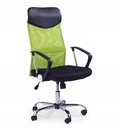 Fotel obrotowy krzesło biurowe Vire zielonie Głębokość mebla 63 cm