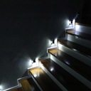Лестничное освещение Лестничный светильник Черный 2xSensor 230В Q6 Набор из 8 шт.