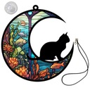 АКРИЛОВЫЙ КУЛОН ПОДВЕСНОЙ ОРНАМЕНТ CAT SUNCATCHER