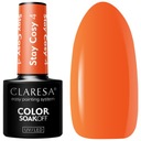 Claresa Lakier Hybrydowy do paznokci STAY COSY 4 pomarańczowy