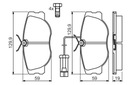 ZAPATAS DE FRENADO PARTE DELANTERA ALFA ROMEO 155 2.0 