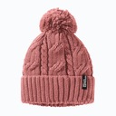 Czapka Jack Wolfskin Pompom Beanie - Mineral Red