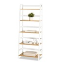 ПОЛКА ДЛЯ ЛЕСТНИЦЫ STRONG STABLE TOWER, БЕЛАЯ С ПОЛКАМИ DAB SONOMA ДЛЯ ДОМАШНЕГО ОФИСА