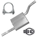 Концевой глушитель Ford Focus 1 I MK1 1.8 Kombi CLAMPS