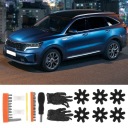 1 КОМПЛЕКТ ЧЕРНЫХ ELASTYCZNYCH PLASTIKOWYCH УПЛОТНИТЕЛЕЙ I PODKLADEK СТОЙКИ РУЛЯ DO АВТОМОБИЛЕЙ  фото 15
