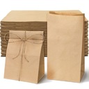 БУМАЖНЫЙ ПАКЕТ БЛОК 190х130х37мм КОРИЧНЕВЫЙ BLOCK eco 100 шт.